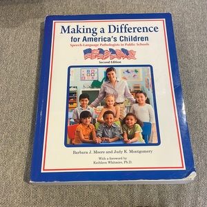 Making a difference for americas children speech therapy in the schools- used